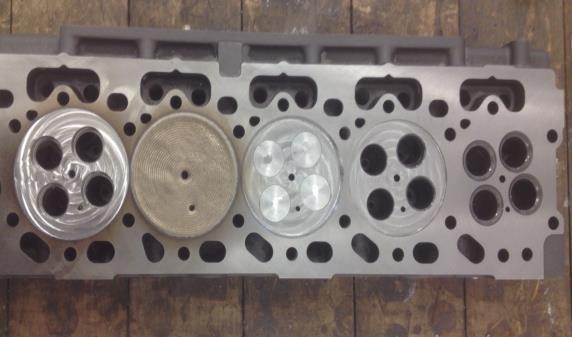 Hybrid Process for Complex Repairs Repair machined Filler added by AM to chamber Plugs