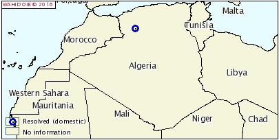 Mauritania the disease is present