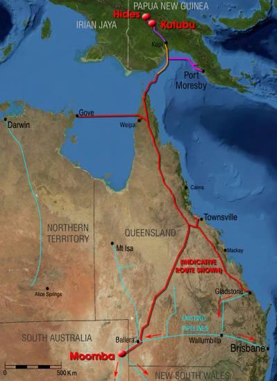 PNG Gas Project 12 Sale of gas from PNG Highlands to Australia through over 4,000 km of pipeline Conditional & firm contracts signed for total gas sales of 155-229 PJ pa Pipeline in Australia to be
