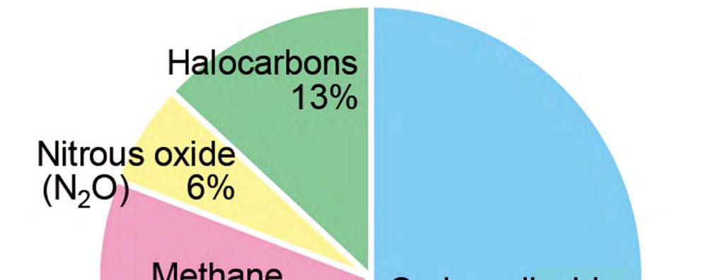 Carbon Dioxide & Methane Measurements 63+18=81%
