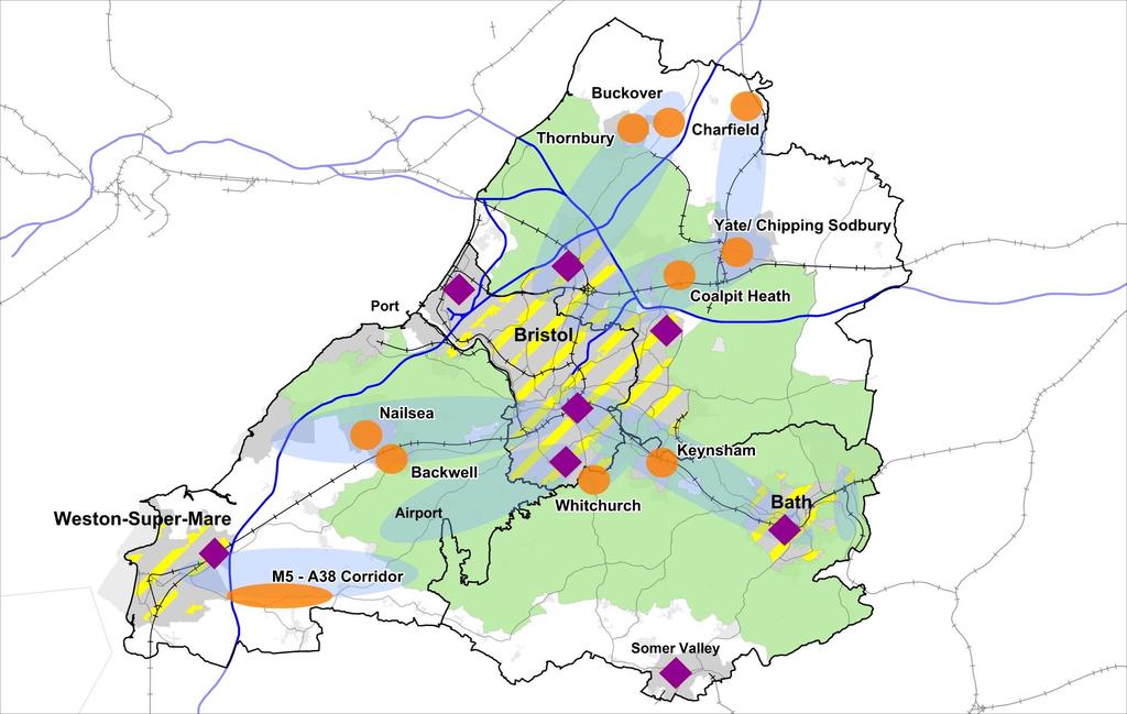 Strategic Transport Improvement Emerging Spatial Strategy Urban Living Green Belt Strategic