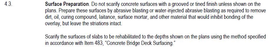 CONSTRUCTION SURFACE