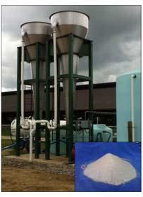 4. Treatment Treatment Clean Technology: Mature and in widespread use Equipment: Slope screens, rotary screens and screw presses ~40% removal of TS in effluent : Digested fibrous solids used as