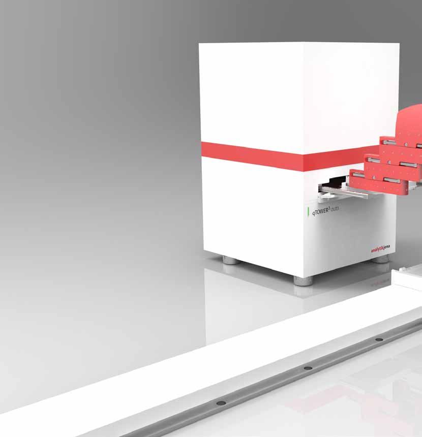 2 qtower 3 auto qtower³ auto is ideally suited for connecting quantitative real-time PCR with robotic systems.