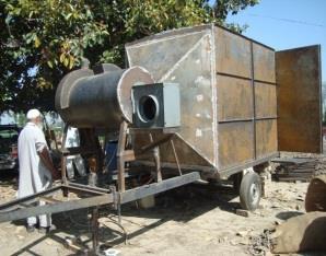 Turmeric Dryer Designed and developed for drying of turmeric produce at farm level Preliminary field tested during 2013.