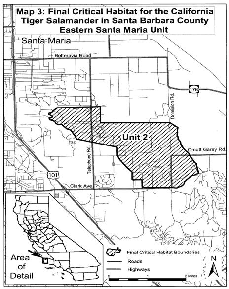designated or proposed critical habitat in the State of