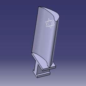 MODELING OF ROTOR BLADES For static structural analysis, we decided to model a
