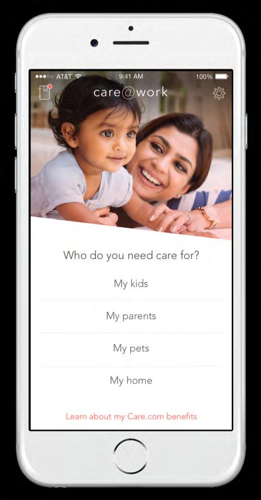 Care.com is a one-stop shop for families.