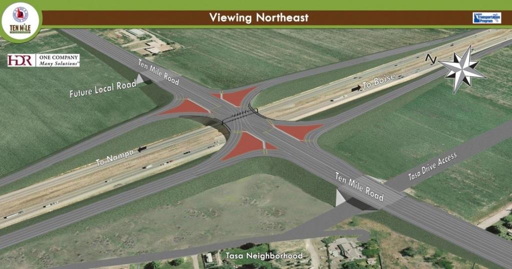 Single Point Urban Interchanges Single Point Urban Interchanges offer the ability to handle large amounts of through and turning traffic by shifting all of
