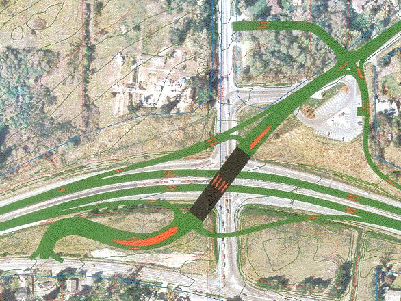 INTERCHANGE CONFIGURATION OPTIONS Since 2001 the BC MoT worked with local municipalities and the Victoria Airport Authority (VAA) on the development of options for the McTavish Road Interchange.