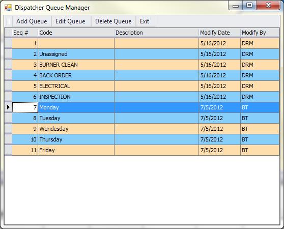 Tools Menu Queue Manager Queues help you organize work to be scheduled. Queues are flexible and can be set-up to accommodate your day-to-day workflow.