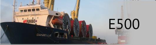 Total crane capacity 650 tons