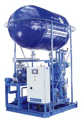 Special features of CO 2 Gas Revert Recovery Systems: CO 2 buffer balloon CO 2 compressor CO 2 liquefier Specially designed, made of foodgrade acceptable material, to provide a constant back pressure