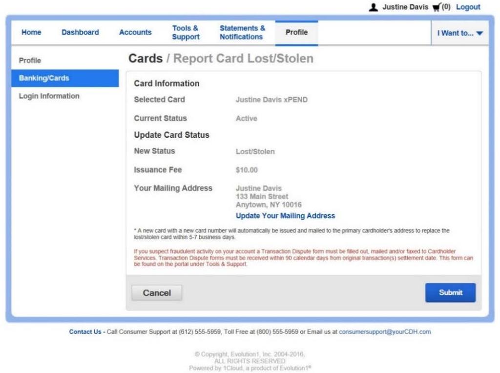 You will see payments made to date, including debit card transactions. HOW DO I REPORT A DEBIT CARD MISSING AND/OR REQUEST A NEW CARD? 1.