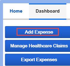 ALL HEALTH CARE EXPENSE ACTIVITY IN ONE PLACE To view and manage ALL healthcare expense activity from EVERY source, use the DASHBOARD 1.