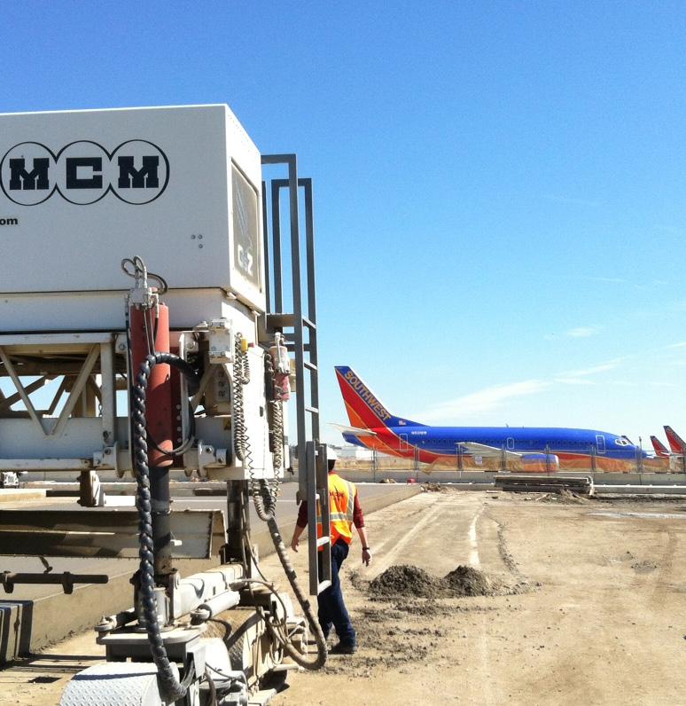 Florida-based Munilla Construction Management (MCM) has won several demolition and paving bids at Love Field, including a full pavement demolition and rebuild for airway apron improvements, four full