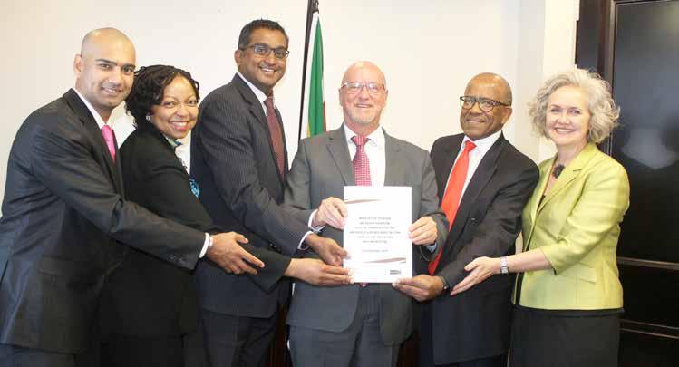 Official handover of the Amended Tourism B-BBEE Sector Code by the Minister of Tourism, Derek Hanekom, to