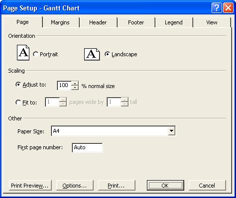 Bước 3: Định dạng trang in Menu File Print Preview hoặc chọn biểu tượng trên thanh công cụ ngang. Chọn Page Setup để thiết lập thông tin cần thiết cho trang in. Hình 5.