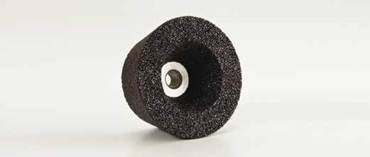 SC Cup Wheels Resin Bonded Abrasives Application Area: Used for surface grinding operation of marble, stone and granite materials in the masonry. They are made of silicon carbide abrasive grains.
