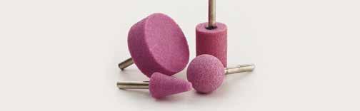 Mounted Points Vitrified Bonded Abrasives Application Areas: Mounted points are used in toolrooms for manufacturing of various tools and for snagiging of castings and forgings.