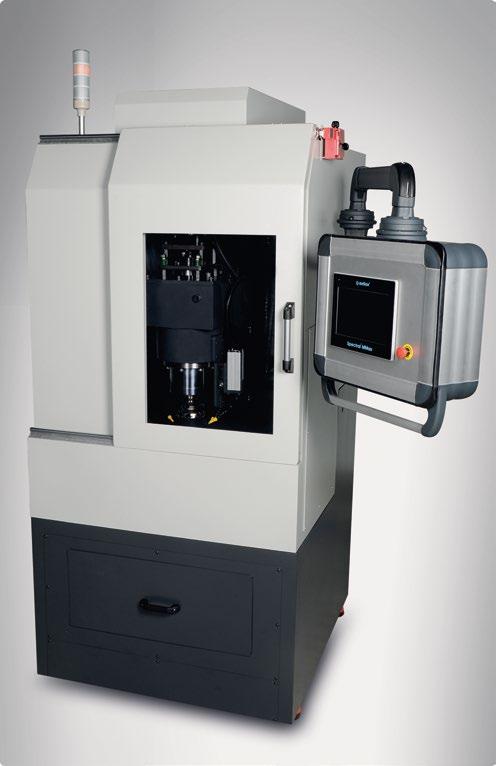 SPECTRAL MMax SPECTRAL MMax SPECTRAL MMax is a fully automatic milling machine for fast milling of steel,cast iron and nonferrous samples for optic emission and X-ray spectrometer analysis.