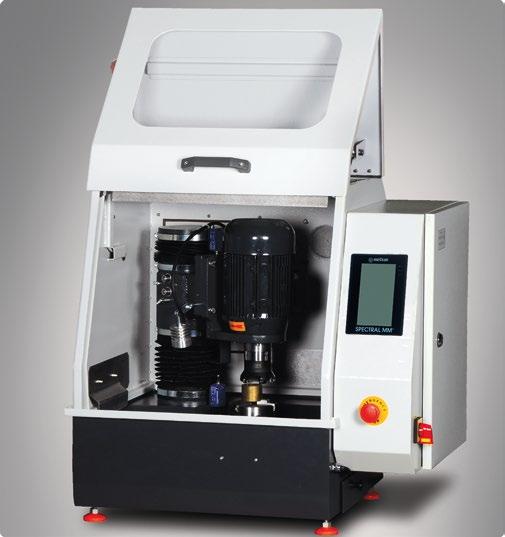 SPECTRAL MM SPECTRAL MM SPECTRAL MM is an automatic milling machine for fast milling of non-ferrous, iron&steel samples for emission and X-ray spectrometer analysis.