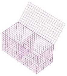 Gabions Introduction 1. A gabion is a wire mesh cage or basket filled with stones.