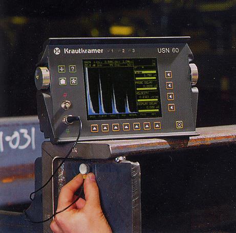 Ultrasonic Inspection Pulse echo signals A scan Display