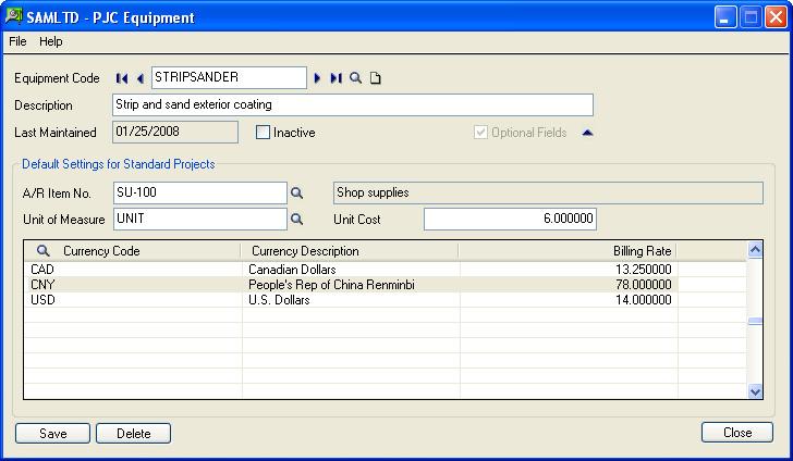 Project and Job Costing can process transactions much faster if it does not have to update the budget data each time, so select this option only if you use the Budget Maintenance feature.