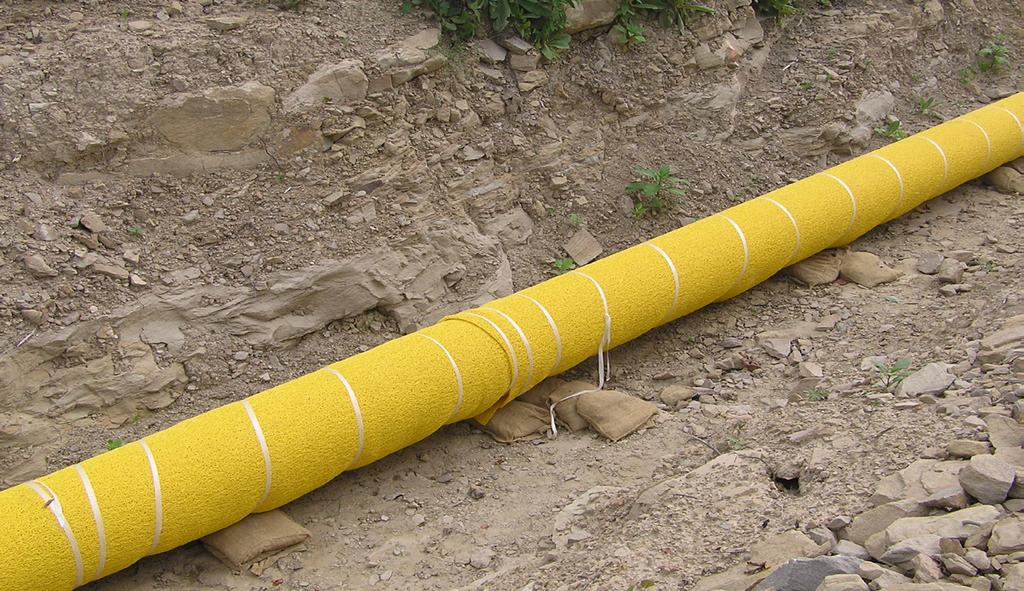 Feature Advantage Benefit Custom size rolls or pads available for every pipeline diameter size Eliminates waste and allows for a quicker installation Reduces construction costs and allows for faster