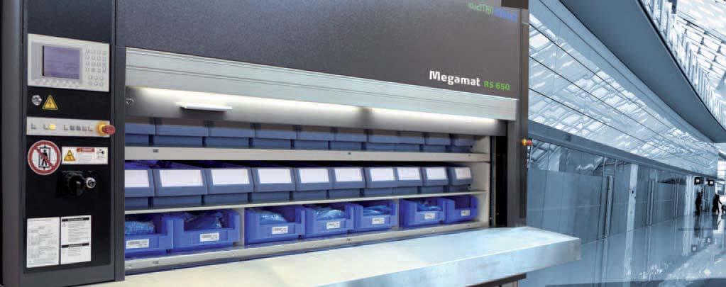 Megamat RS NEW: Kardex Remstar Megamat RS Vertical Carousel The best of both worlds: The fusion of reliability and security in a new generation of dynamic storage technology.