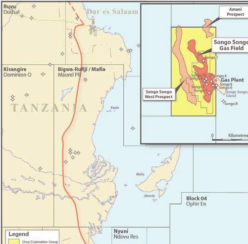 Tanzanian operations Operates through wholly owned subsidiary PanAfrican Energy Tanzania Vertically integrated gas company Has rights to Songo Songo