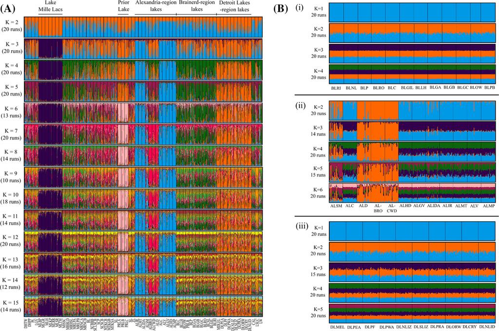 Dispersal mechanisms for zebra mussels Fig. 3 Genetic structure of zebra mussel populations in MN.