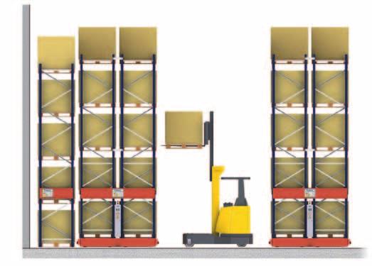 The structural systems for both types are the same as conventional pallet rack; however mobile shelving units must be equipped with arches to