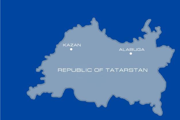 Republic of Tatarstan In the centre of the largest industrial region 800 km to the east