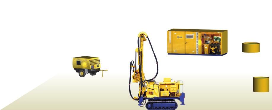 Soilcrete Construction Sequenses Small drilling rigs manufactured by Keller provide access to confined working places Soilcrete -site