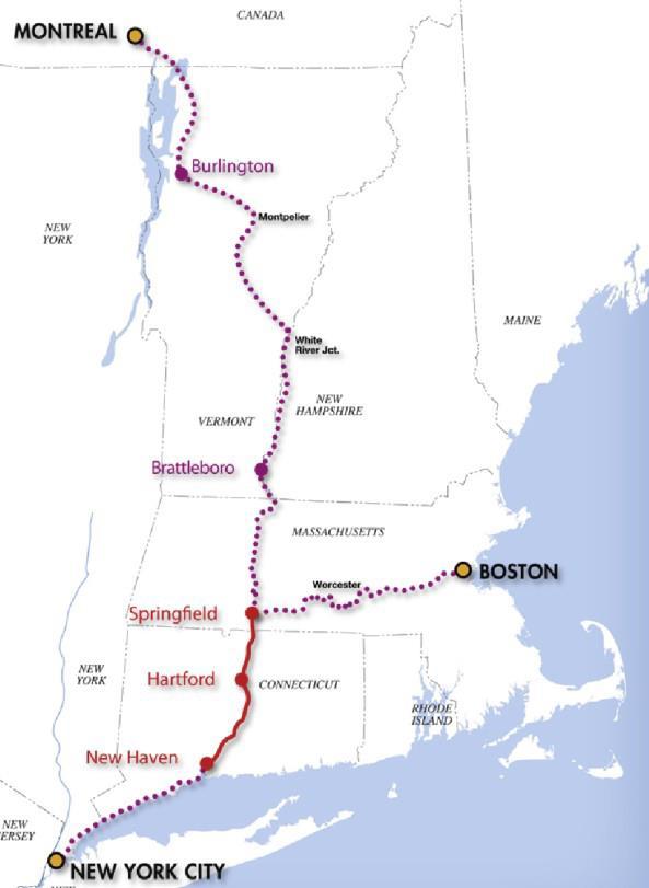 New Haven-Hartford-Springfield Rail Program Improve the high speed and passenger rail system serving the Northeast