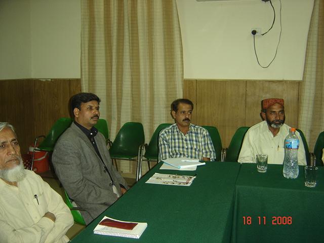 The delegation members also visited Institute of On Farm Water Management Punjab at Thokar Niaz Baig, Lahore. Mr.