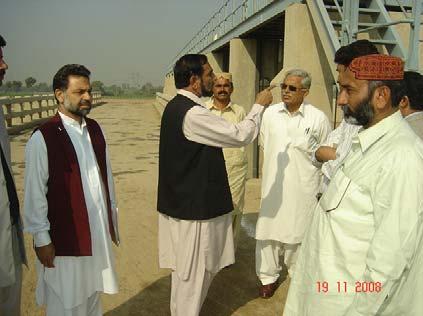 Day Three The delegation members visited Upper Gugera Division of Lower Chunab Canal Area Water Board (LCCAWB) East on 19/11/2008. Mr.