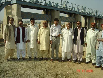 Shakeel Ahmed Toor in detailed briefed the delegation members about the rehabilitation works carried out on Upper Gugera canal in Part-A.