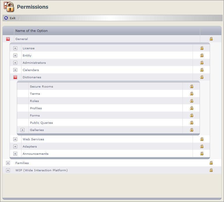 Permissions > Delegated Administrators > Employee Tree Drop-down menu Structure
