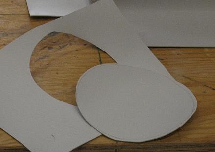 Cut the horizontal side and fold the tape around the corner 5.
