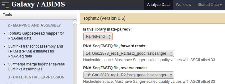 Mapping: TopHat 2 Mapping TopHat is a fast splice junction mapper for RNA-Seq reads.
