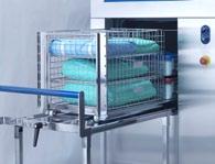 The range of Getinge SMART loading equipment includes loading trolleys with fixed or adjustable height, that can be equipped with Semi-Automatic