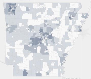 Track (2015) Electricity 50% Propane 7% Arkansas