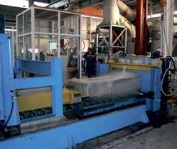 High flexibility Low mould costs as only one mould is required Superior straightness of the bars as they are nearly floating over the equipment Lower labour and handling costs due to the continuous