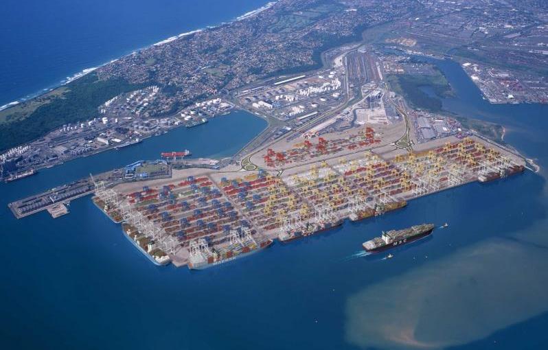 DURBAN CONTAINERS LONG TERM POTENTIAL LAYOUT New rail terminals and back-of-port facilities Infill between