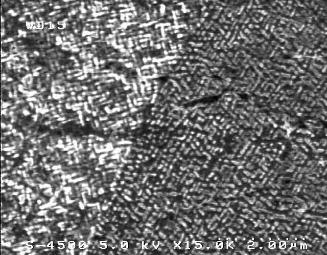 Nano-scale (~100 nm) particles with cubic