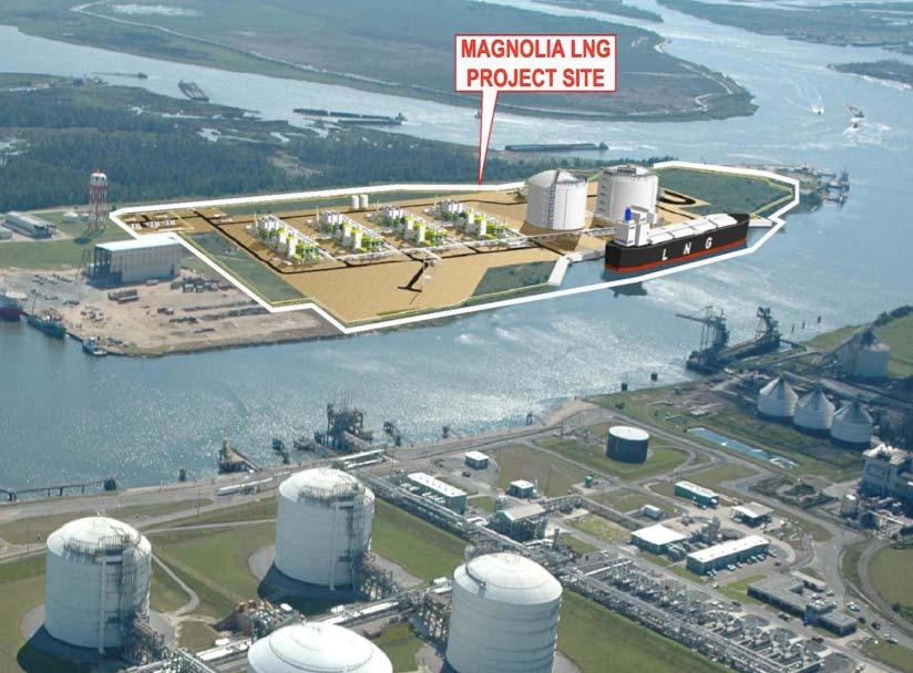 Factor 1: Securing a LNG Site 116 acre Magnolia LNG site is PLC Tract 475 Industrial Canal off the Calcasieu Shipping Channel and opposite existing Trunkline LNG Import Terminal Project site has