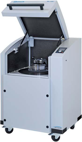 Vibratory Disc Mill RS 200 Analytical fineness in seconds The RETSCH vibratory disc mill is particularly suitable for rapid, lossfree grinding of hard, brittle and fibrous materials to analytical